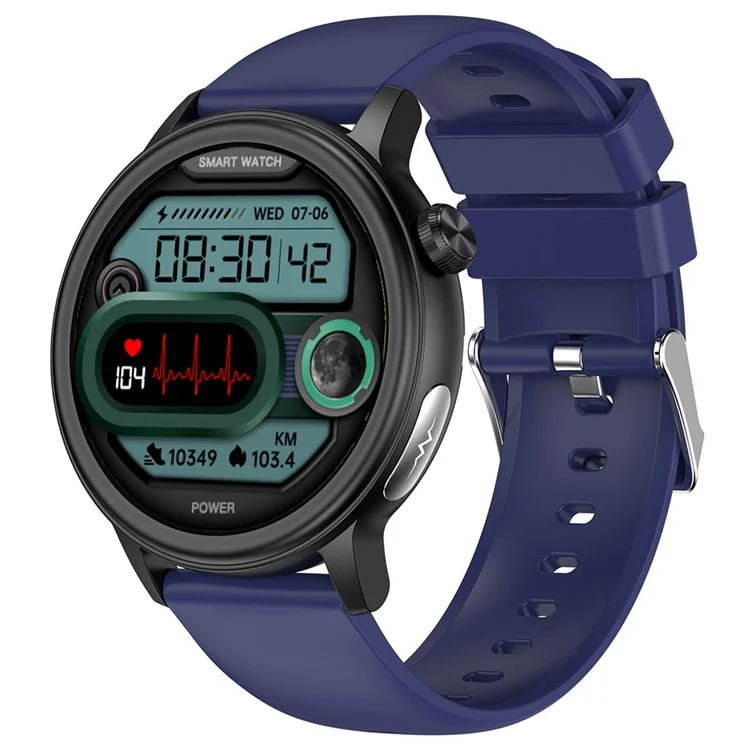 ET470 1.39’’ AMOLED Waterproof Smart Watch with Blood Oxygen / Sleep / Heart Rate Monitor - Blue