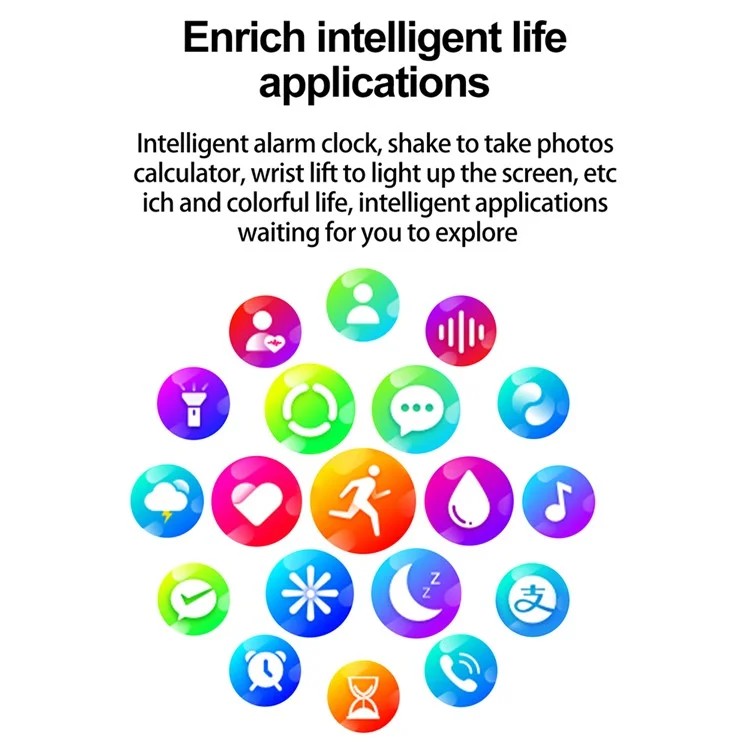 ET470 1.39’’ AMOLED Waterproof Smart Watch with Blood Oxygen / Sleep / Heart Rate Monitor - Blue