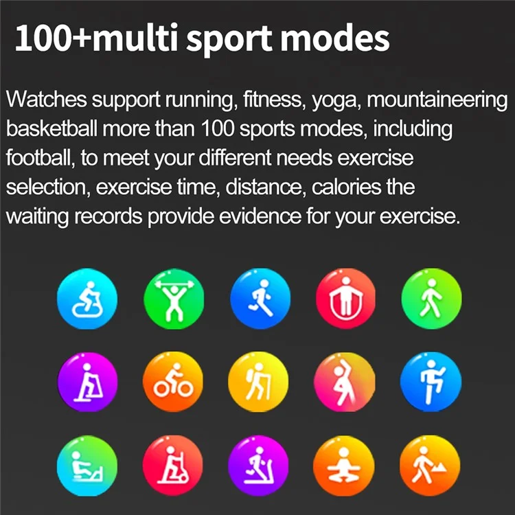 ET570 1.96" Smart Watch Bluetooth-compatible Call Heart Rate Fitness Tracker with Silicone Strap - Beige