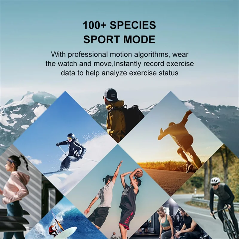 HEYPLUS GTR Bluetooth-compatible Call Smart Watch 1.6 Inch AMOLED Round Screen Fitness Tracker - Brown