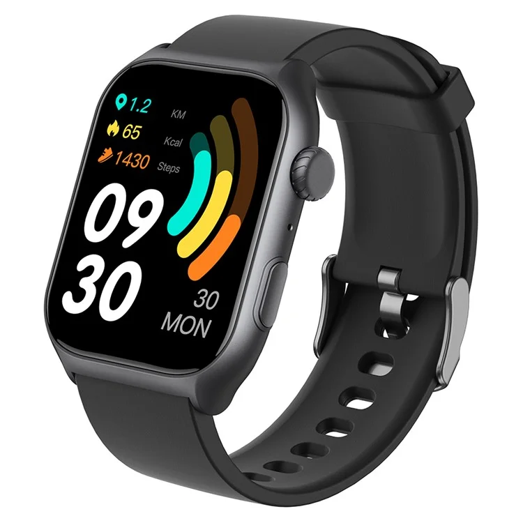 GTS7 PRO 2.0-Zoll-Smartwatch mit mehreren Sportmodi, Bluetooth-Anrufen und Gesundheitsüberwachung - Schwarz