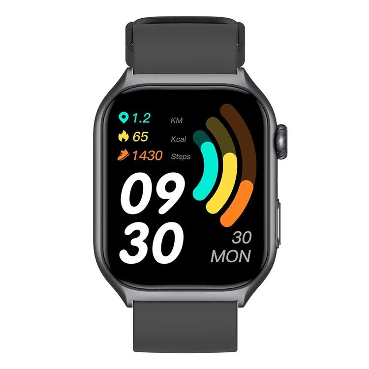 GTS7 PRO 2.0-Zoll-Smartwatch mit mehreren Sportmodi, Bluetooth-Anrufen und Gesundheitsüberwachung - Schwarz