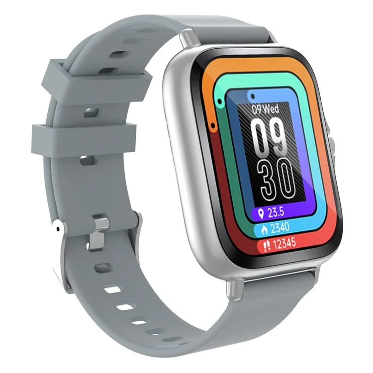 Y13(TB40D) Bluetooth-compatible Call Sport Watch 1.83-inch Smart Watch Heart Rate Sleep Monitoring - Grey  /  Silver