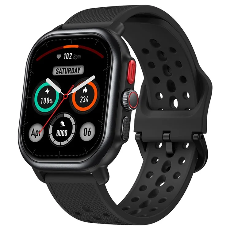 Zeblaze Beyond 3 Pro 2,15 Pouces à Écran Carré AMOLED Bluetooth Call Health Monitor Smart Watch - Noir