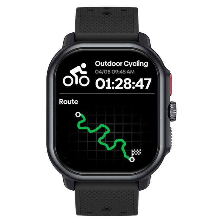 Zeblaze Beyond 3 Pro 2,15 Pouces à Écran Carré AMOLED Bluetooth Call Health Monitor Smart Watch - Noir