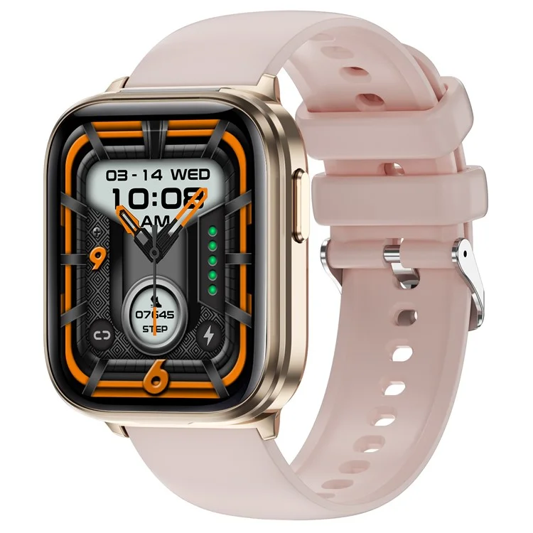 X9 2-in-1 Heart Rate Monitor 1.85 Inch Sports Tracker Smart Watch with TWS Earbuds - Pink