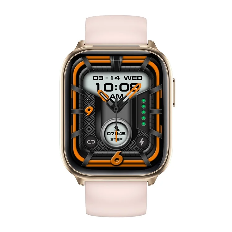 X9 2-in-1 Heart Rate Monitor 1.85 Inch Sports Tracker Smart Watch with TWS Earbuds - Pink