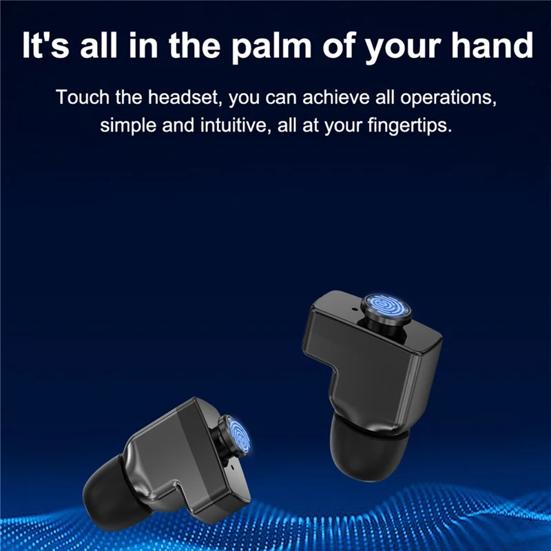 GT55 2-in-1 Bluetooth-compatible TWS Earphone Smart Watch Health Monitoring Bluetooth-compatible Calling Sports Watch - Silver