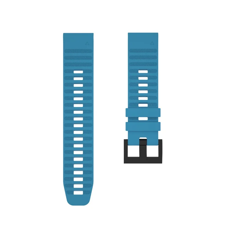 For Garmin Fenix 7/6 Sapphire GPS/6 Pro GPS/6 GPS/5 Plus/5 Silicone Smart Watch Band Adjustable Wrist Strap - Baby Blue