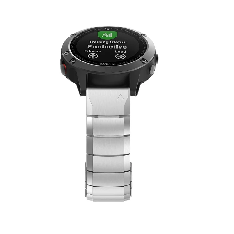 Sangle de Bande de Montre en Acier Inoxydable Pour Garmin Fenix ​​6s - Argent