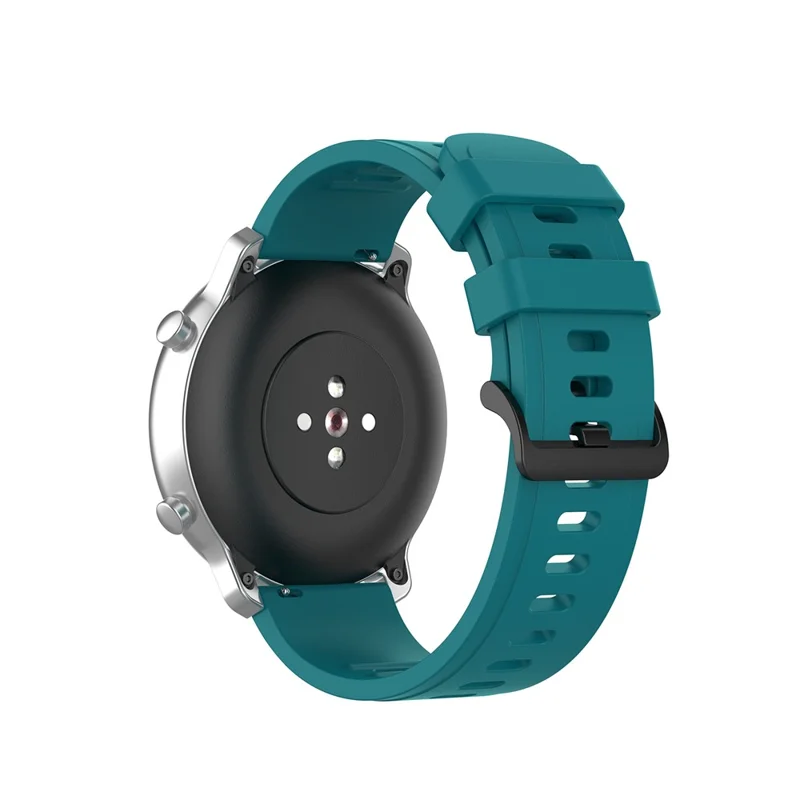 20mm Soft Silicone Replacement Wrist Strap for Huami Amazfit GTR 42mm/GTS - Dark Green