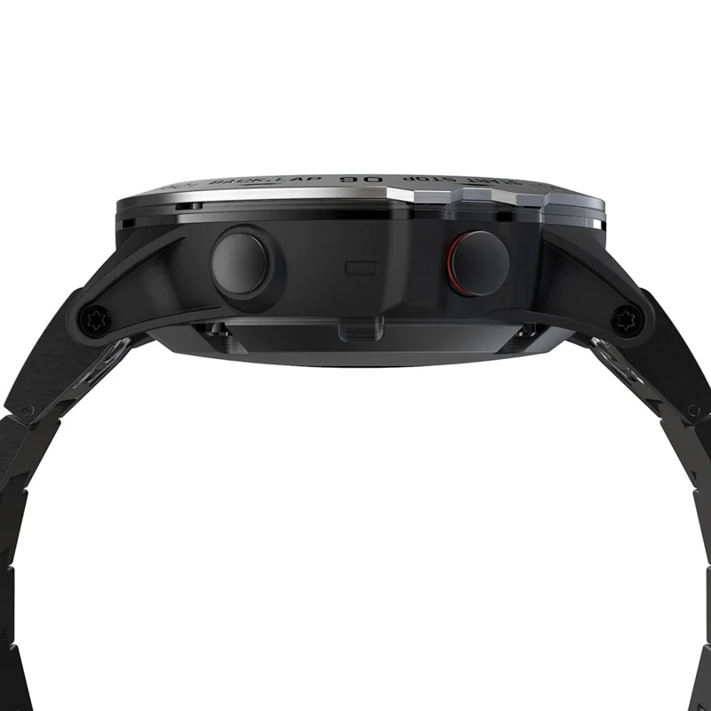 Stainless Steel Watch Bezel (Type B) for Garmin Fenix 5X/5x Plus - Silver/Black