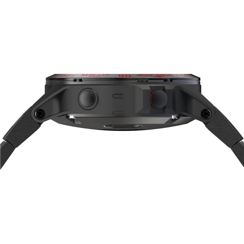 Stainless Steel Watch Bezel (Type B) Replacement for Garmin Fenix 5 - Black/Red