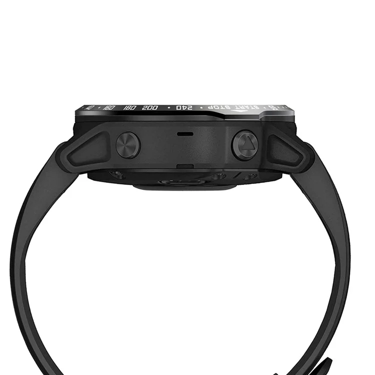 Zahlen Muster Edelstahluhr Lünette (Typ A) Für Garmin Fenix ​​6s / 6s Pro / 6s Saphir - Schwarz-Weiss