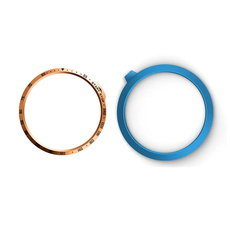 Numbers Pattern Stainless Steel Watch Bezel (Type A) for Garmin Fenix 6S/6s Pro/6s Sapphire - Rose Gold/Black
