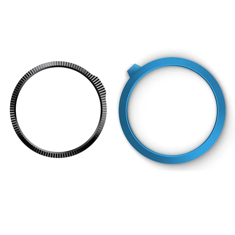 Concave Convex Surface Stainless Steel Watch Bezel (Type B) for Garmin Fenix 6S/6s Pro/6s Sapphire - Black