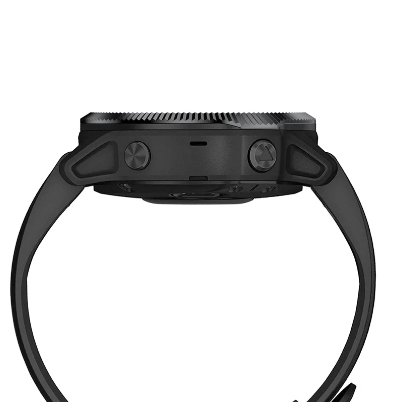 Concave Convex Surface Stainless Steel Watch Bezel (Type B) for Garmin Fenix 6S/6s Pro/6s Sapphire - Black