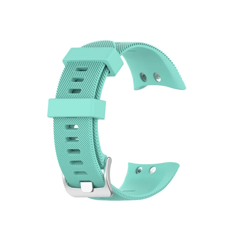 Bracelet de Montre en Silicone de Remplacement pour Garmin Swim 2 Watch / Garmin Forerunner45/45S - Cyan