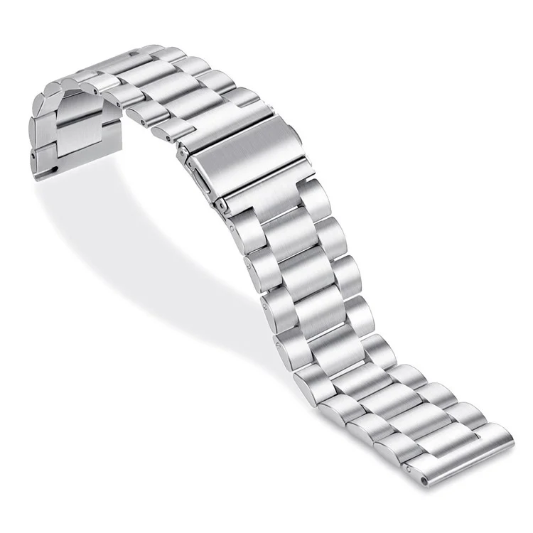 Silver Stainless Steel Watch Strap for Fossil Q Marshal gen2/Fossil Gen 4 Q Explorist HR/Fossil Gen 3 Q Explorist 22cm