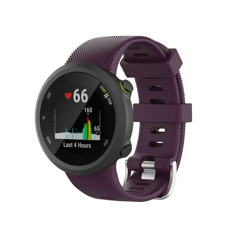 Bracelet de Remplacement de Sangle de Silicone Pour Garmin Swim 2 - Violet