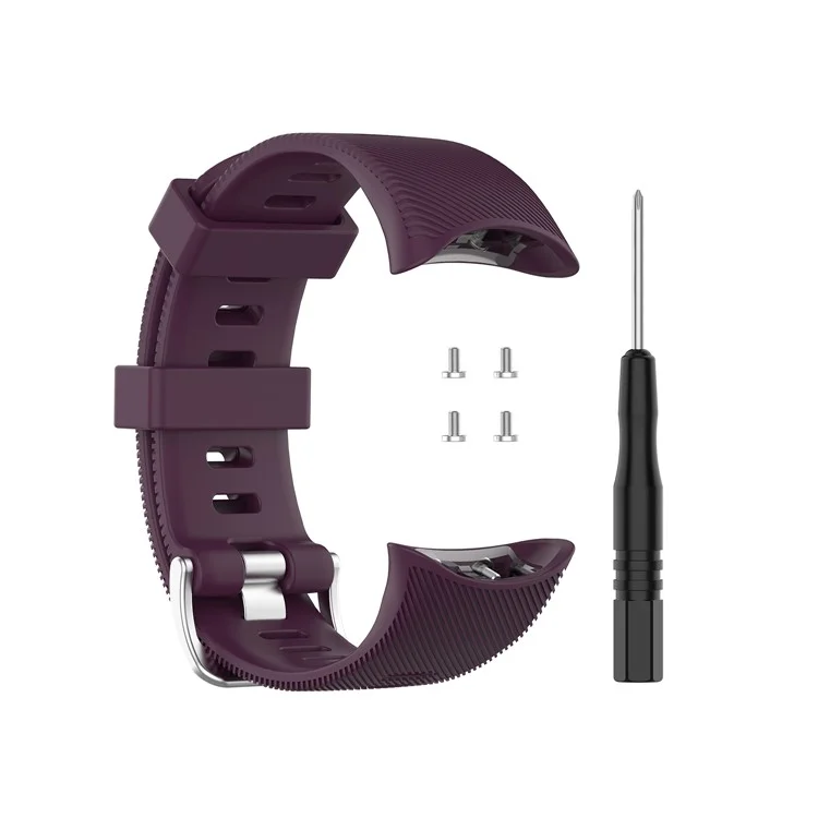 Bracelet de Remplacement de Sangle de Silicone Pour Garmin Swim 2 - Violet