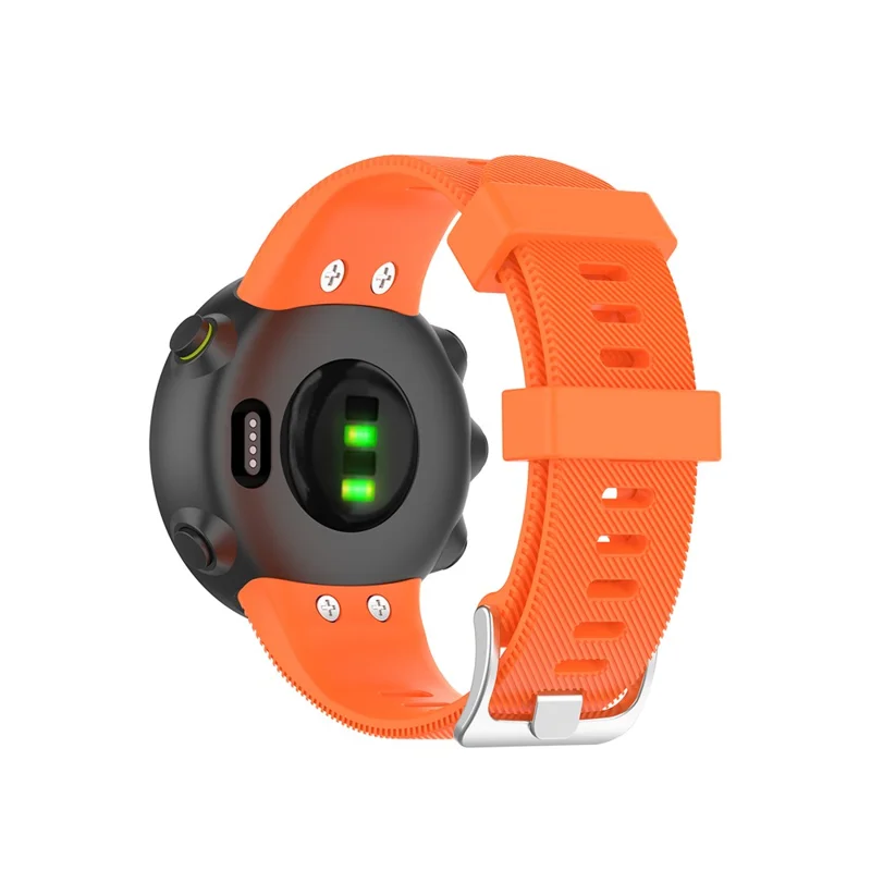 Silicone Strap Replacement Watchband for Garmin Forerunner 45/45S - Orange