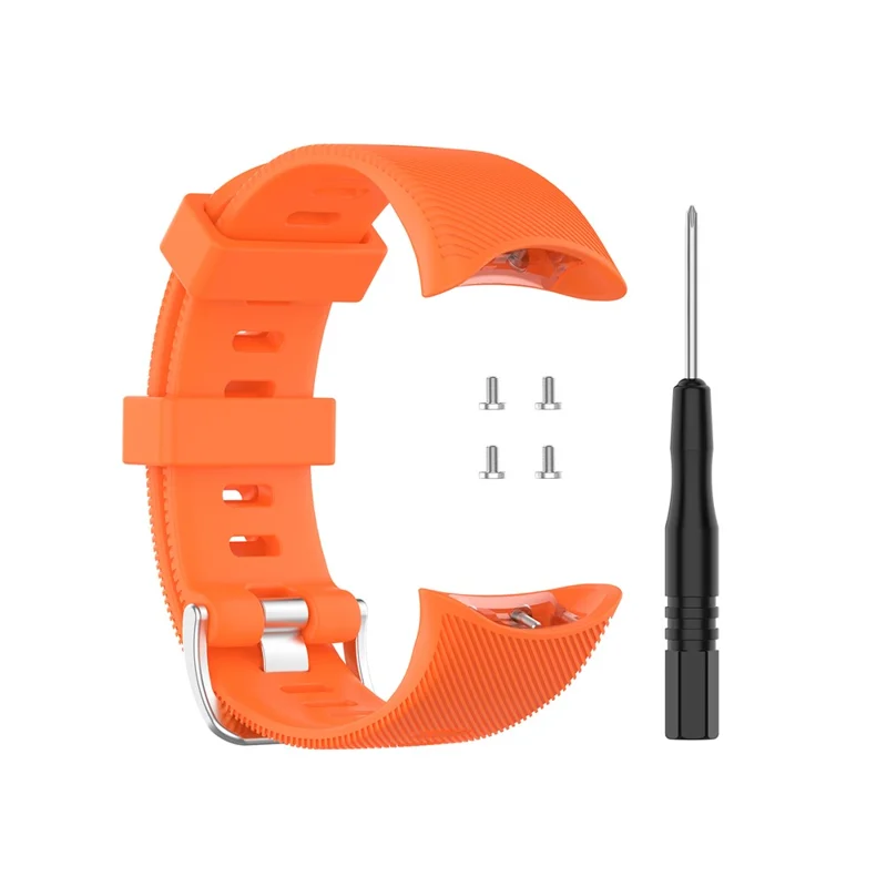 Silicone Strap Replacement Watchband for Garmin Forerunner 45/45S - Orange