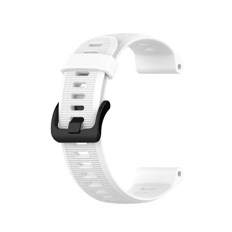 Vervangende siliconen polsband voor Garmin Forerunner 945 / Fenix 5 Plus / Approach S60 - Wit