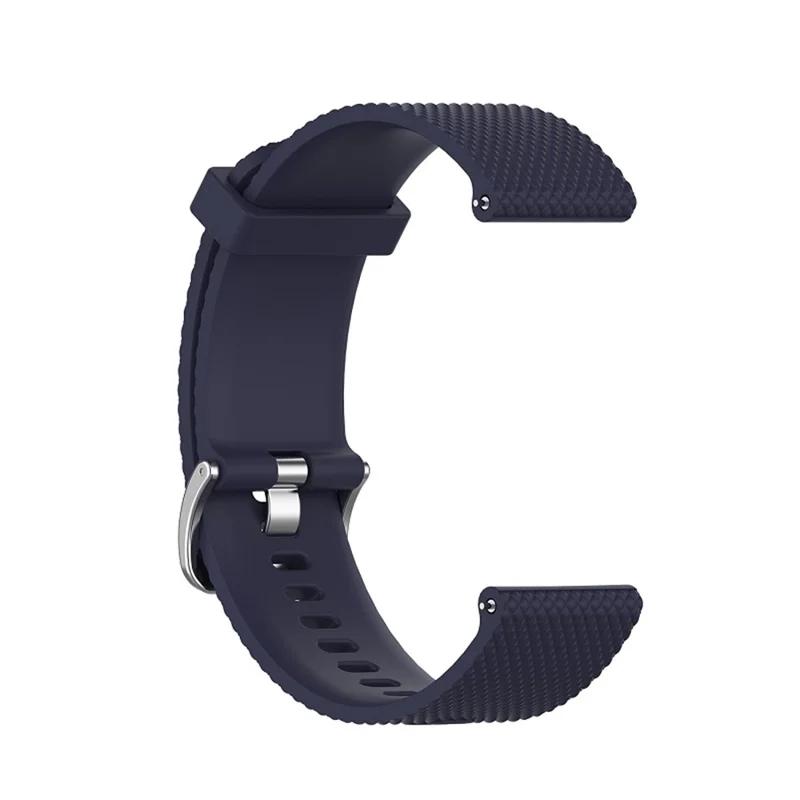 Soft Silicone Smart Watch Strap Replacement Strap 20mm for POLAR Ignite Smart Watch - Dark Blue