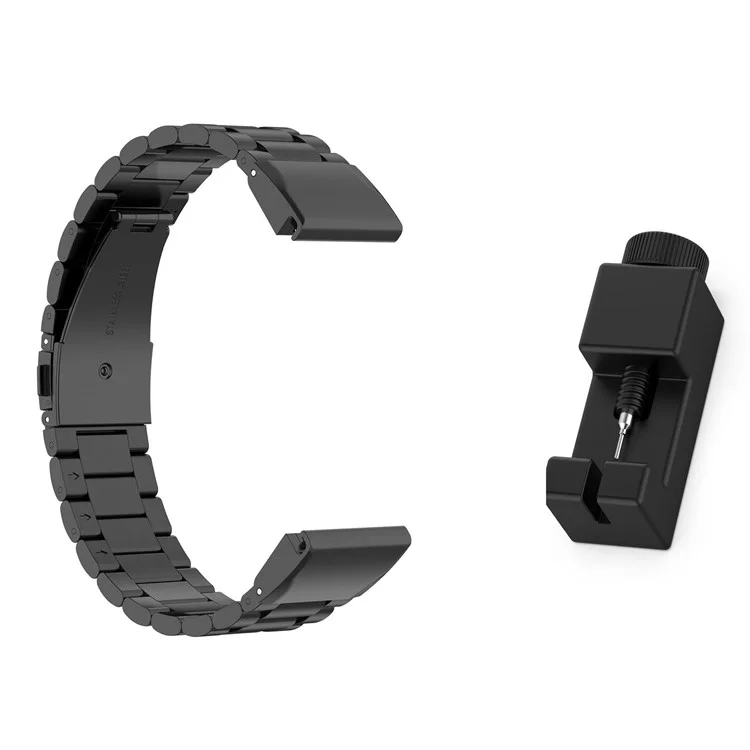 Banda di Orologi da Polso in Acciaio Inossidabile Per Garmin Fenix5/5x/5s/forerunner 945/approach S60 - Nero