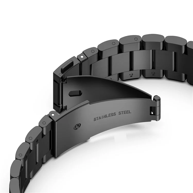 Edelstahl -handgelenks Uhrenband Für Garmin Fenix5/5x/5s/forerunner 945/ansatz S60 - Schwarz