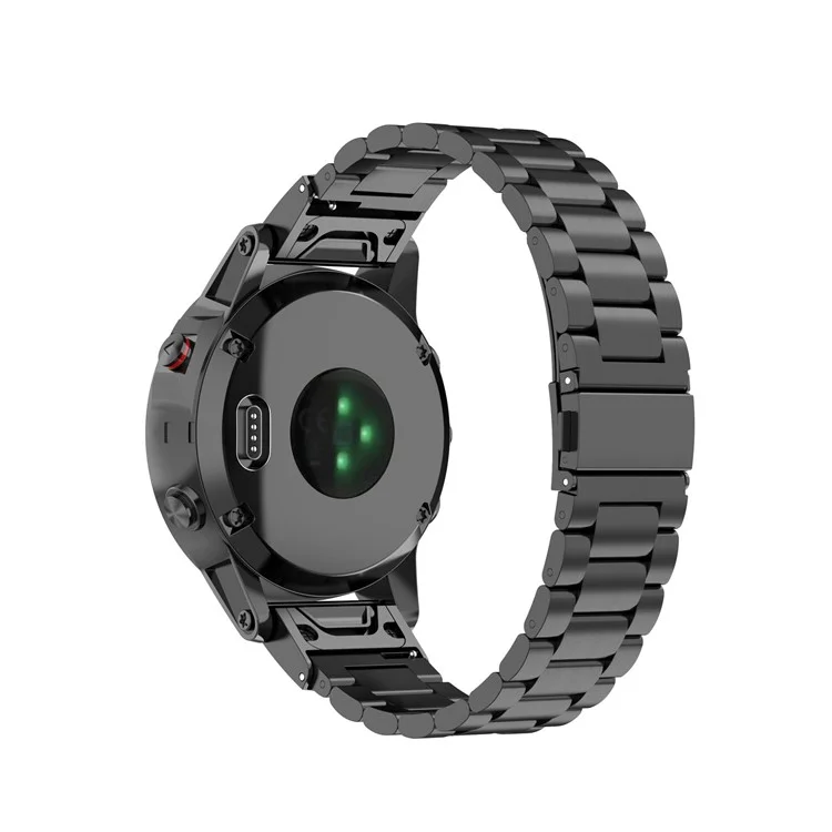 Edelstahl -handgelenks Uhrenband Für Garmin Fenix5/5x/5s/forerunner 945/ansatz S60 - Schwarz