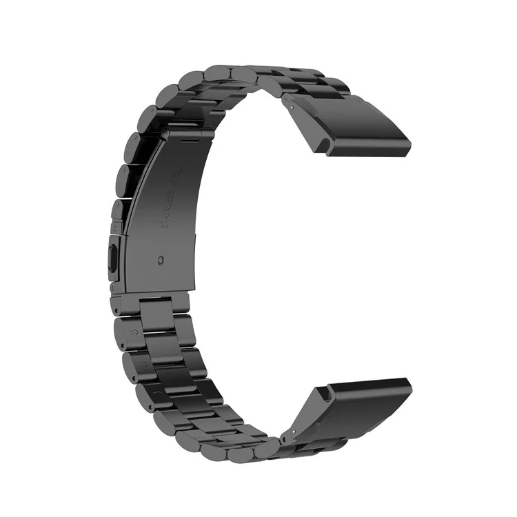 Banda di Orologi da Polso in Acciaio Inossidabile Per Garmin Fenix5/5x/5s/forerunner 945/approach S60 - Nero