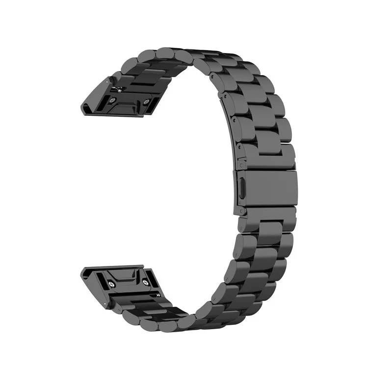 Edelstahl -handgelenks Uhrenband Für Garmin Fenix5/5x/5s/forerunner 945/ansatz S60 - Schwarz