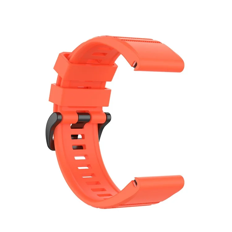 Gummi-Smart-Watch-Band-Ersatzarmband [26 mm Breite] für Garmin Fenix 7X/Fenix 6x/5x - Koralle
