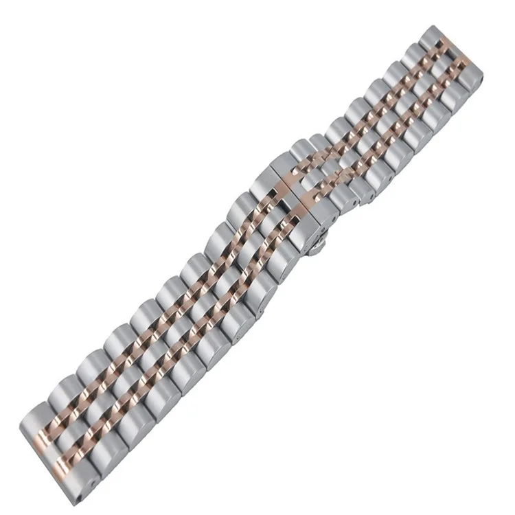 22mm Stainless Steel Watch Strap for Huawei Watch GT2e/GT2 46mm - Rose Gold