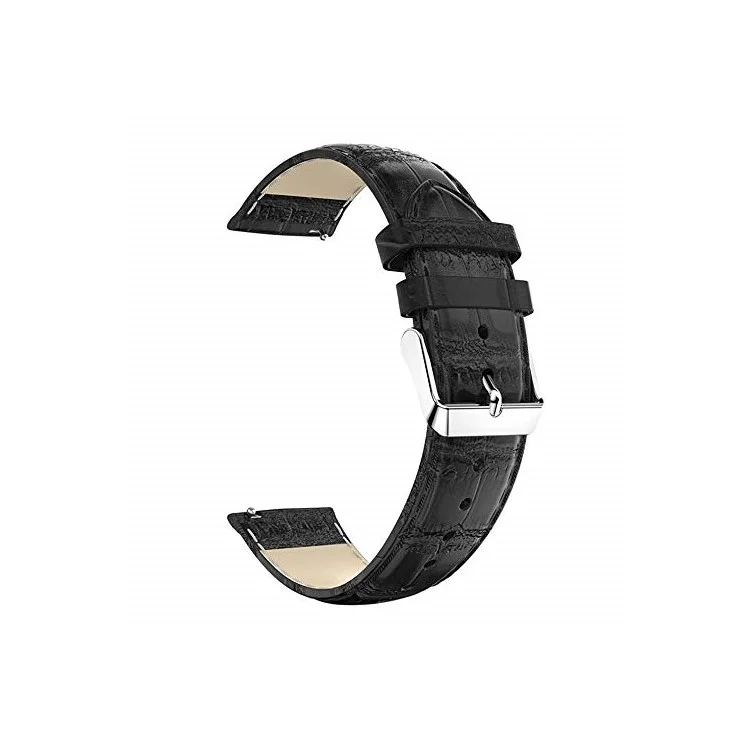 Texture Coccodrillo 22 mm Volina in Pelle Smart Watch Band Sostituzione Per Huawei Watch Gt2e/gt2 46mm - Nero