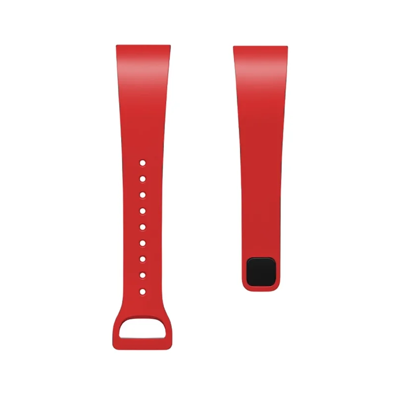Soft Silicone Smart Watch Strap Replacement Watch Band for Xiaomi Redmi Watch - Red
