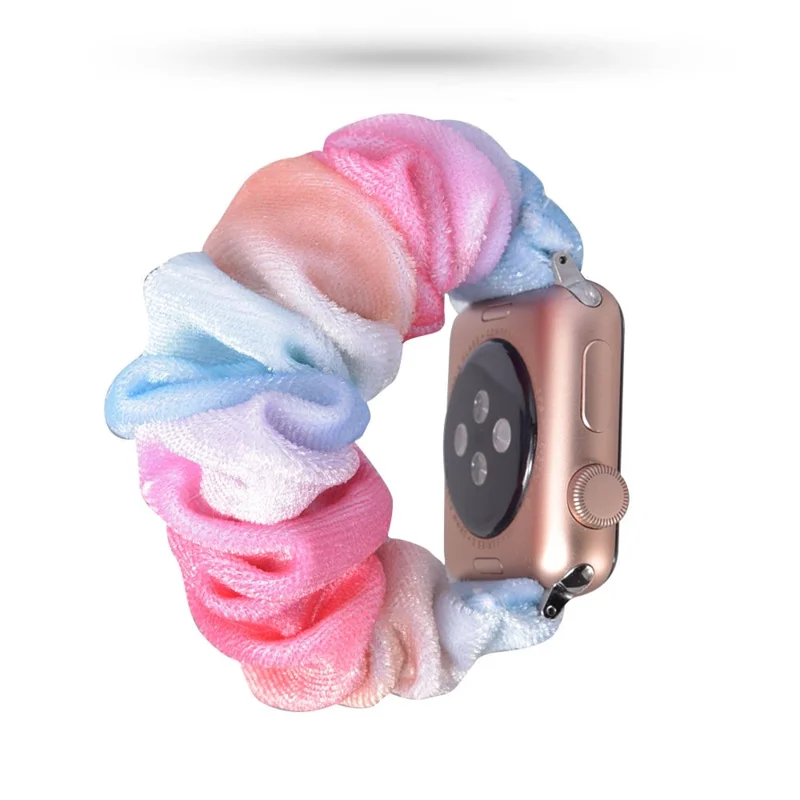 Printing Cloth Smart Watch Bank Bracelet Strap for Apple Watch Series 11 10 42mm / 9 8 7 41mm / SE3 SE2 SE 6 5 4 40mm / 3 2 1 38mm - Style O