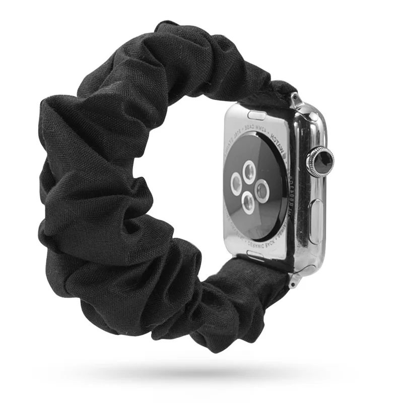 Bracelete de Pulseira de Tecido com Impressão de Padrão para Apple Watch Series 10 42mm / 9 8 7 41mm / SE (2023) SE (2022) SE 6 5 4 40mm / 3 2 1 38mm - Estilo A