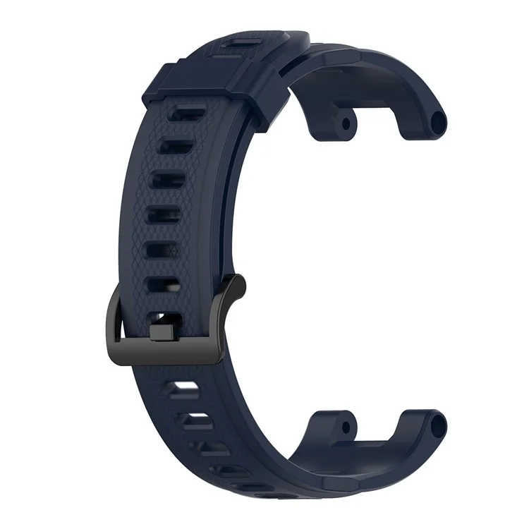 Cinturino in silicone per orologio da polso per Huami Amazfit T-Rex / Amazfit T-Rex Pro - Blu Navy