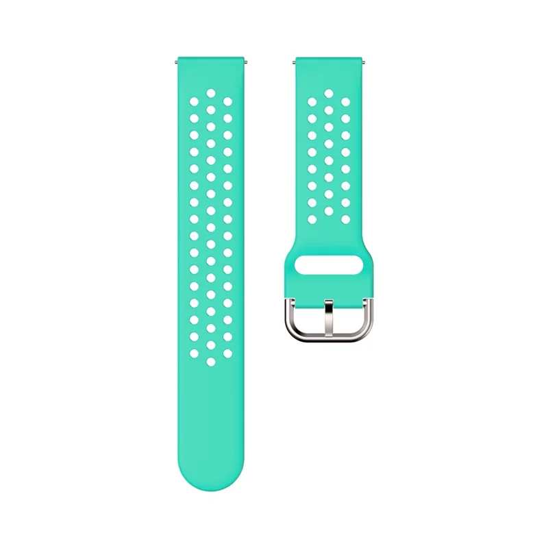 22mm Soft Silicone Watch Strap Replacement Smart Watch Band Strap for Huawei GT2 / GT 2e 46mm - Cyan