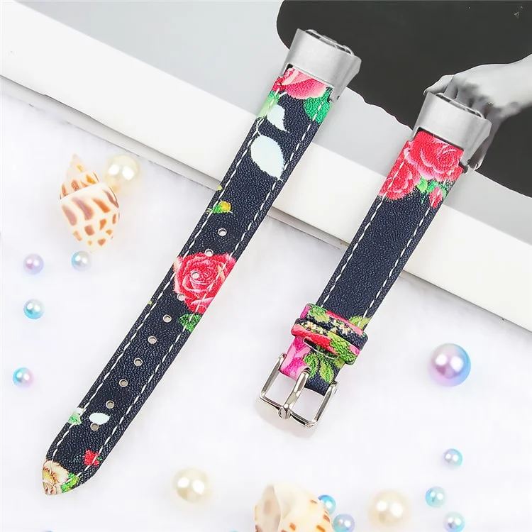 Cinta de Relógio de Couro Genuíno Para Samsung Galaxy Gear Fit Sm-r70 - Estilo A