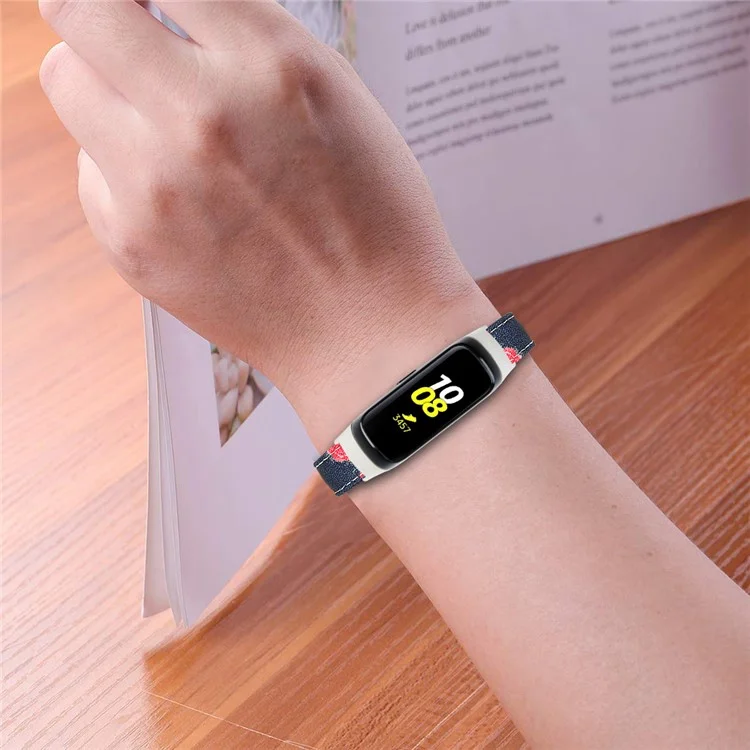 Cinta de Relógio de Couro Genuíno Para Samsung Galaxy Gear Fit Sm-r70 - Estilo A