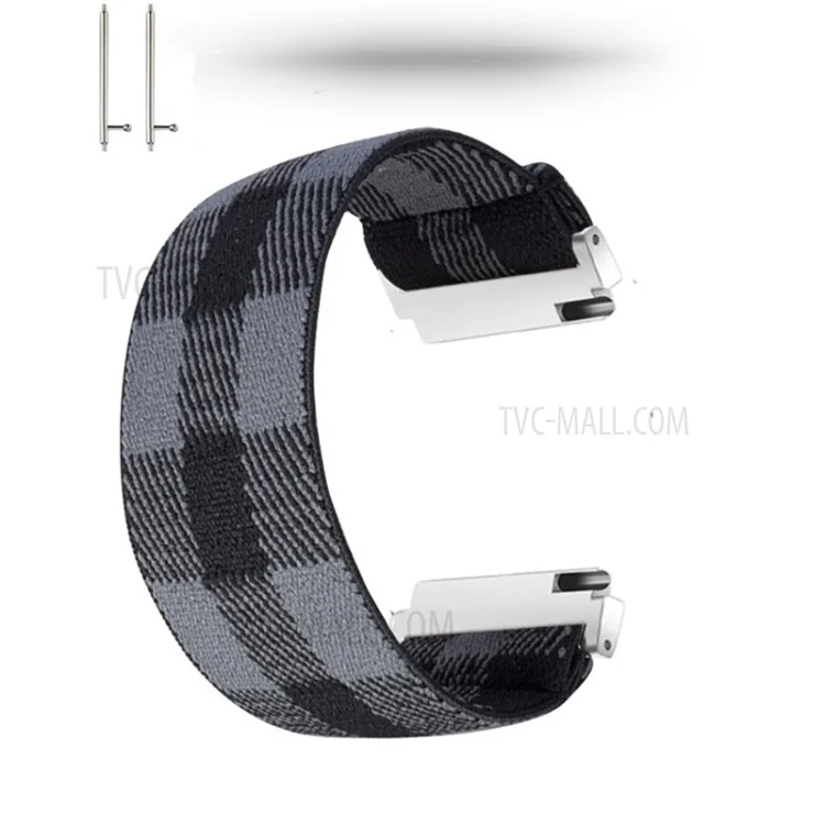 22mm Colorful Nylon Watch Band for Huawei Watch GT 2e/GT/GT 2 46mm  - Grey/Black