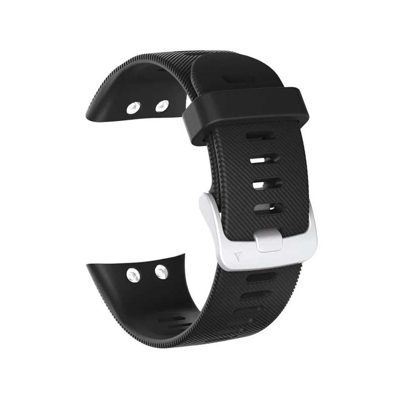 Silicone Smart Watch Replacement Strap for Garmin Forerunner 45 - Black