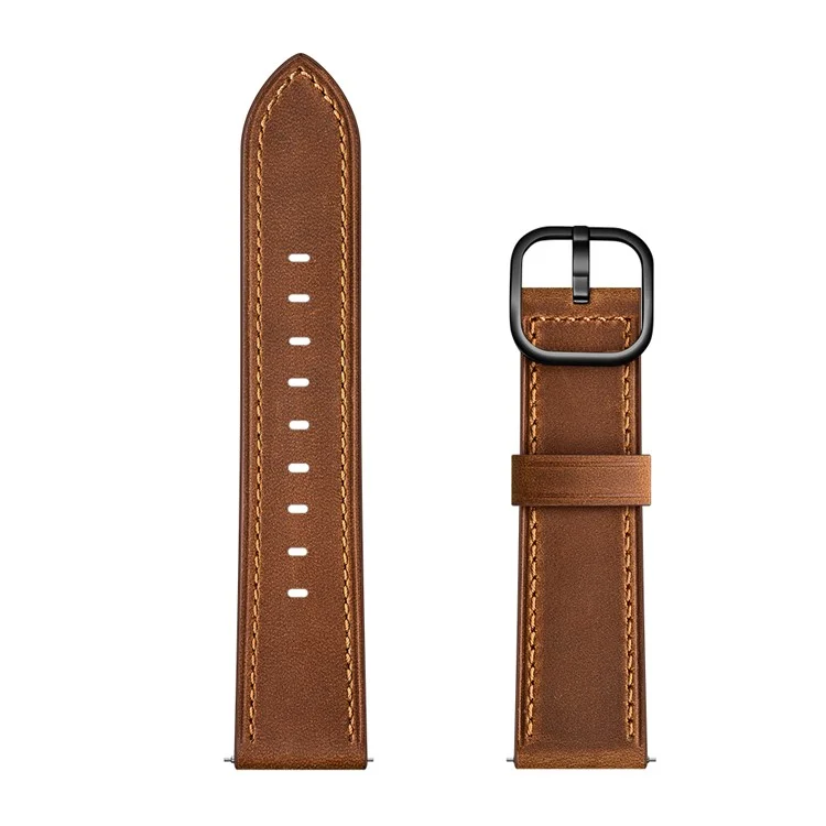 22 mm di Orologi in Pelle di Cuoio (stile Ds) Per Huami Amazfit 1/2S - Caffè