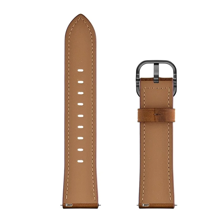 22 mm di Orologi in Pelle di Cuoio (stile Ds) Per Huami Amazfit 1/2S - Caffè