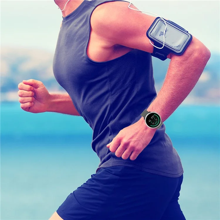 Per Polar Ignite 20mm Cinturino in Silicone Intelligente Orologio da Polso Fibbia Regolabile - Nero