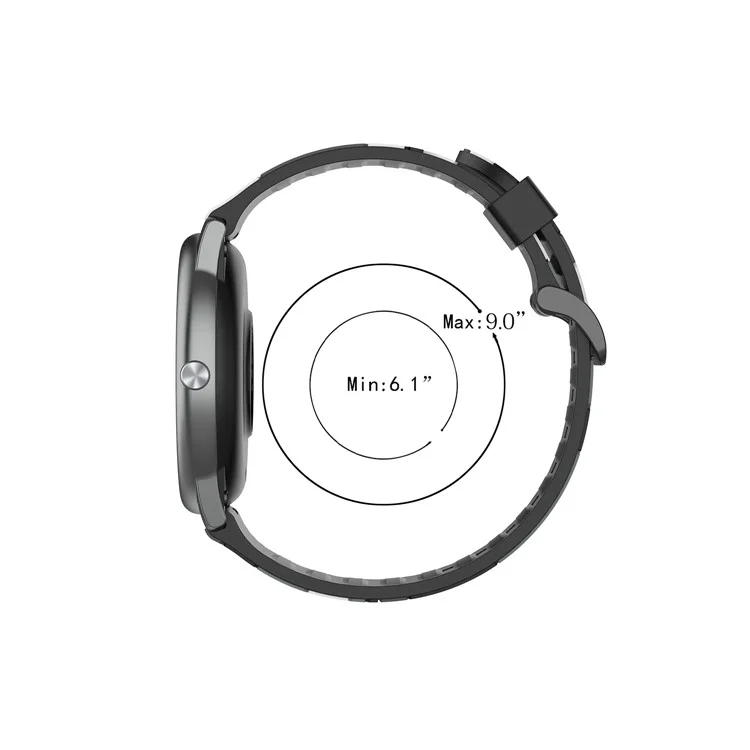 Banda de reloj inteligente de epoxy de camuflaje para Xiaomi Haylou Solar LS05 - Camuflaje gris